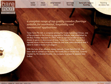 Tablet Screenshot of barefootfloorings.com